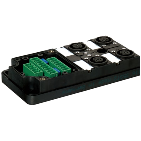 Murrelektronik MVP12, 4xM12, 5pole, plug. term. w/o cap, with pot. separation, w/o LED's 276576